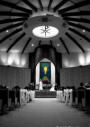 Cupertino Church Wedding Photography - Black & White Architecture