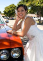 SSan Jose Wedding Photography - Bride with Classic Car 20