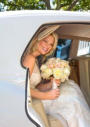 San Jose Center for Spiritual Enlightenment Wedding Photography - Bride in Classic Limo 04